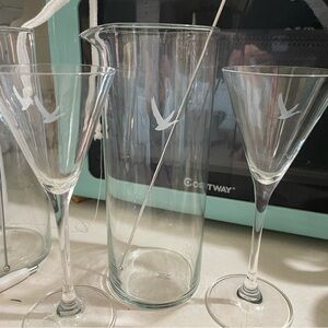 Limited Edition Carafe and Martini Glass Set